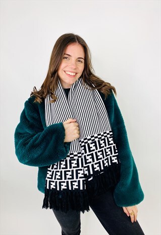FENDI ZUCCA MONOGRAM SCARF
