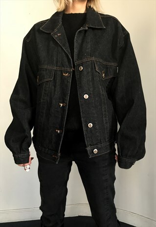 VINTAGE 90' OLDSCHOOL COOL UNISEX CLASSIC DENIM JACKET