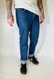 VINTAGE RARE W34 L32 ARMANI SLIM FIT JEANS IN BLUE