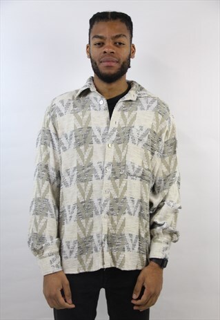 VINTAGE 90'S NAVAJO PATTERNED SHIRT