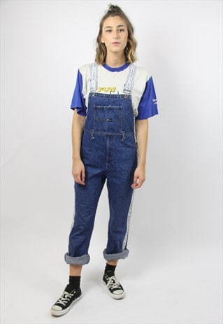 VINTAGE DENIM BLUE 90S DUNGAREES