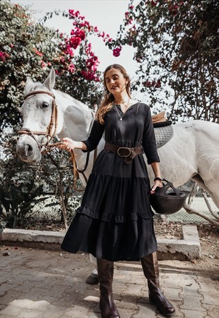 FOLLA DRESS BLACK