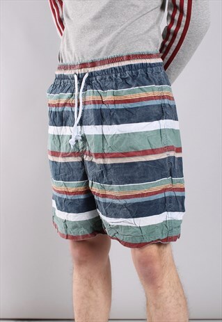 VINTAGE 80'S STRIPED SHORTS