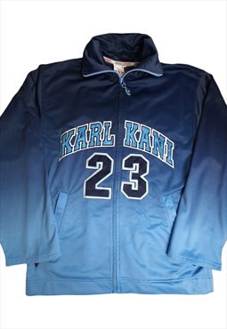 Vintage Karl Kani track jacket 90s  hip hop blue 