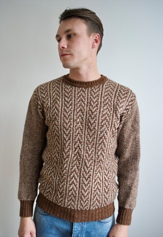 VINTAGE MEN'S WOOL JUMPER