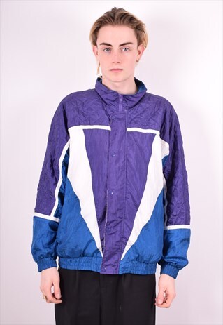 MENS VINTAGE JACKET XL PURPLE 90'S