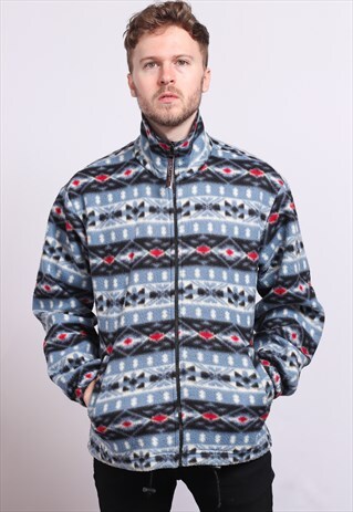 VINTAGE HALF ZIP FLEECE TOP