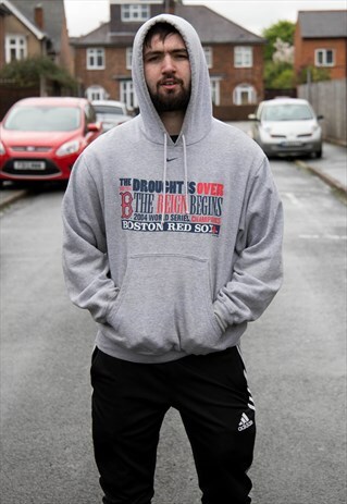 VINTAGE NIKE BOSTON RED SOX BASEBALL MLB HOODIE