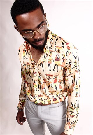 VINTAGE AFRIQUE SILK SHIRT