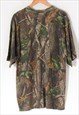 VINTAGE REDHEAD CAMOUFLAGE MESH T-SHIRT GREEN XL - BV10096