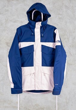Vintage The North Face Dryvent Jacket Blue White Small