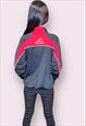 VINTAGE ADIDAS WOMEN TRACK JACKET Y2K UNISEX SPORT BLAZER {W