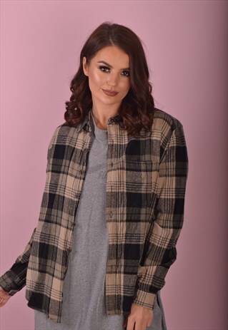 GREEN CHECK FLANNEL SHIRT GRS1073
