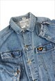 Avirex Vintage Y2K Blue denim jacket Detailed buttons