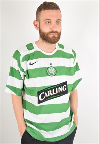 NIKE FOOTBALL SHIRT / JERSEY CELTIC GLASGOW SIZE L (2226)