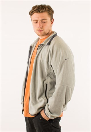 VINTAGE GREY NIKE FULL ZIP FLEECE £25.00PRICE