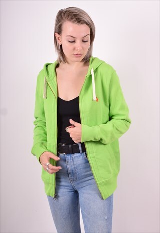 POLO RALPH LAUREN WOMENS VINTAGE HOODIE JACKET LARGE 90'S
