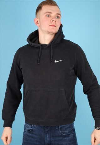 VINTAGE NIKE HOODIE IN BLACK NH56