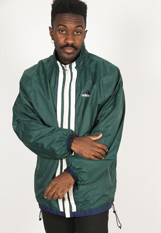 VINTAGE 80S USA ADIDAS SHELL SPORT JACKET / R072