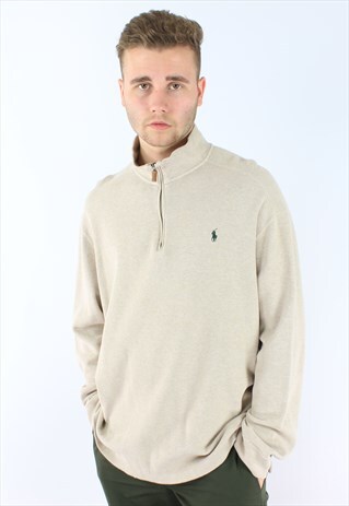 RALPH LAUREN POLO HALF-ZIP SWEATSHIRT