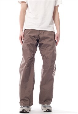Vintage NIKE 6.0 Pants Ski Shell Trousers Brown 