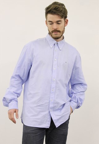 VINTAGE BLUE TOMMY HILFIGER SHIRT