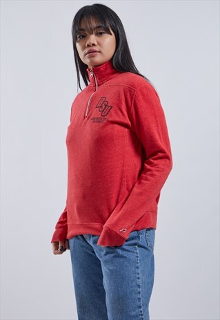 VINTAGE BRIDGEWATER STATE UNIVERSITY 1/4 ZIP SWEATSHIRT