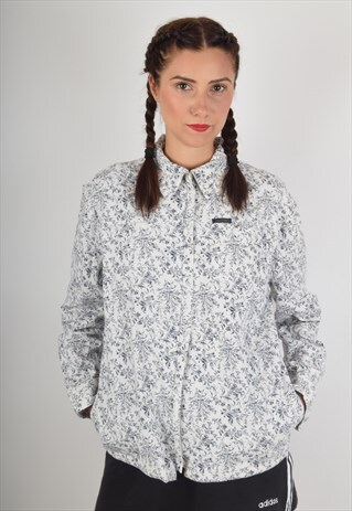 RARE VINTAGE VALENTINO JEANS JACKET ART NOUVEAU PRINT (989)