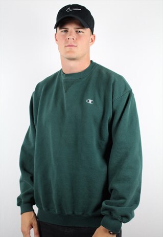 VINTAGE CHAMPION USA SMALL LOGO SWEATSHIRT JUMPER