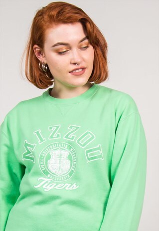 VINTAGE SWEATSHIRT USA MIZZOU TIGERS