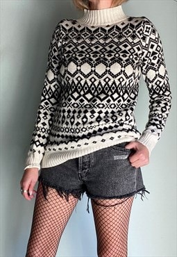 Vintage Patterned Jumper