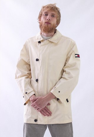VINTAGE MENS TOMMY HILFIGER COAT WATERPROOF SAILING JACKET