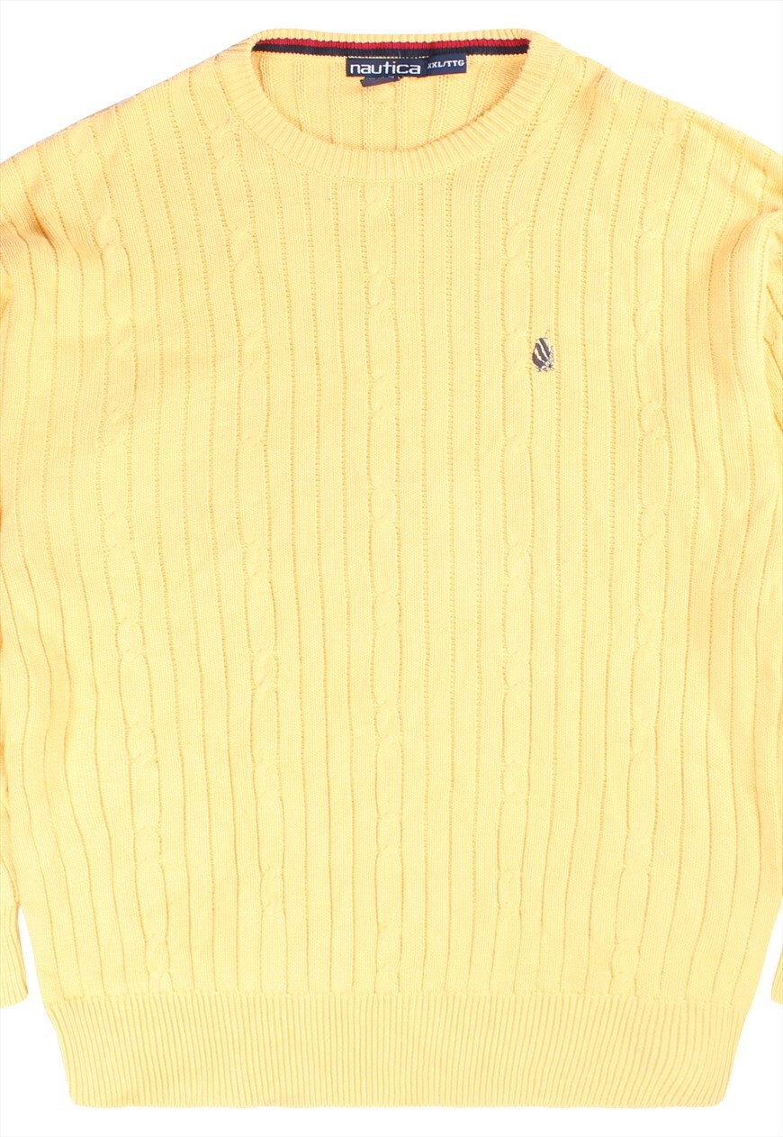 Yellow clearance nautica sweater