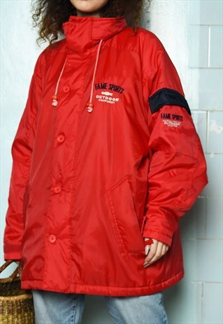 VINTAGE 80S PUFFER WINTER MOUNTAIN SKI JACKET COAT PARKA