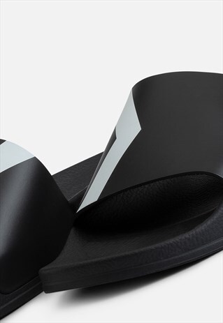 LOGO BLACK SLIDES WOMAN