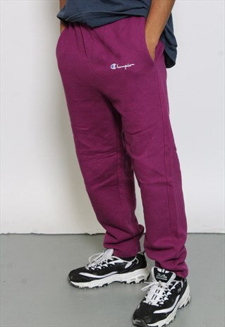 VINTAGE CHAMPION PURPLE JOGGERS