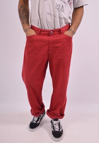 VINTAGE HENRI LLOYD TROUSERS RED