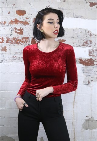 RED VELVET TOP
