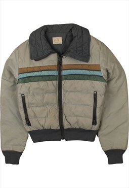 Vintage 90's Roffe Puffer Jacket Lightweight Full Zip Up