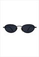 Vintage Black Round 90's Sunglasses