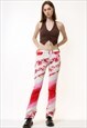Gianni Versace Jeans Couture Pants Sea Shell Size Small 5571