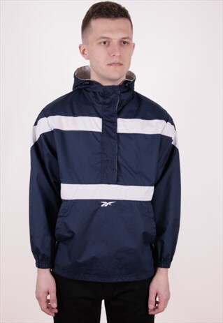 90S VINTAGE REEBOK SHELL ANORAK JACKET AA9915