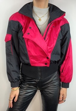 Vintage 80's two tone ski jacket