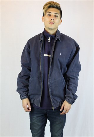 MENS VINTAGE RARE YVES SAINT LAURENT JACKET LARGE FRANCE 90S