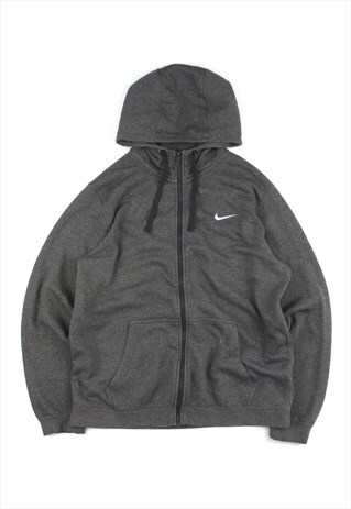 NIKE DARK GREY ZIP UP HOODIE