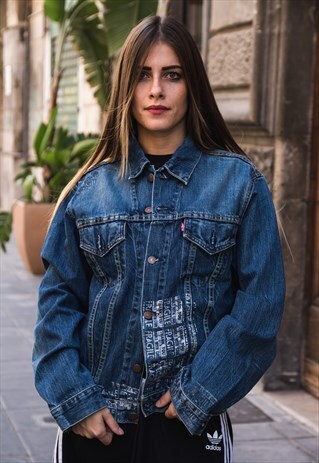 VINTAGE DENIM JEANS JACKET LEVI'S COD. 9-64 BIG E