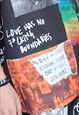 GAY BAG LGBT BACKPACK PRIDE FESTIVAL GRAFFITI RUCKSACK BLACK