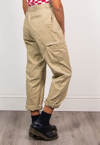 90'S VINTAGE DICKIES TAPERED REWORK HIGH WAIST TROUSERS