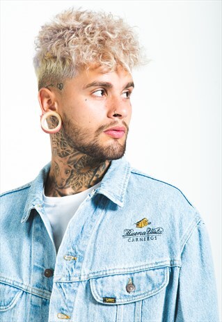 VINTAGE 80S ORIGINAL LEE BASIC DENIM JACKET/ S6721
