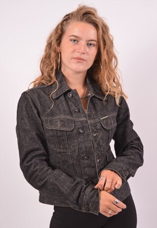VINTAGE DKNY DENIM JACKET BLACK